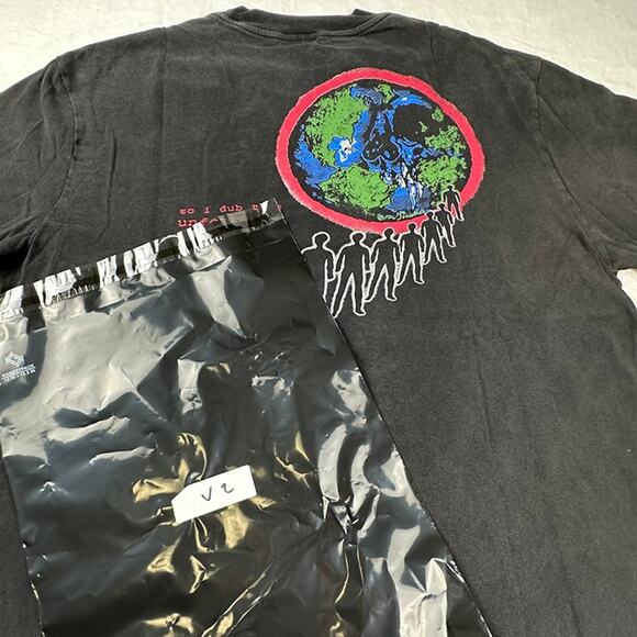 Metallica Vintage Styled Washed Black Band Tee - Graphic Rock T-Shirt, 90s Style - Picture 6 of 6